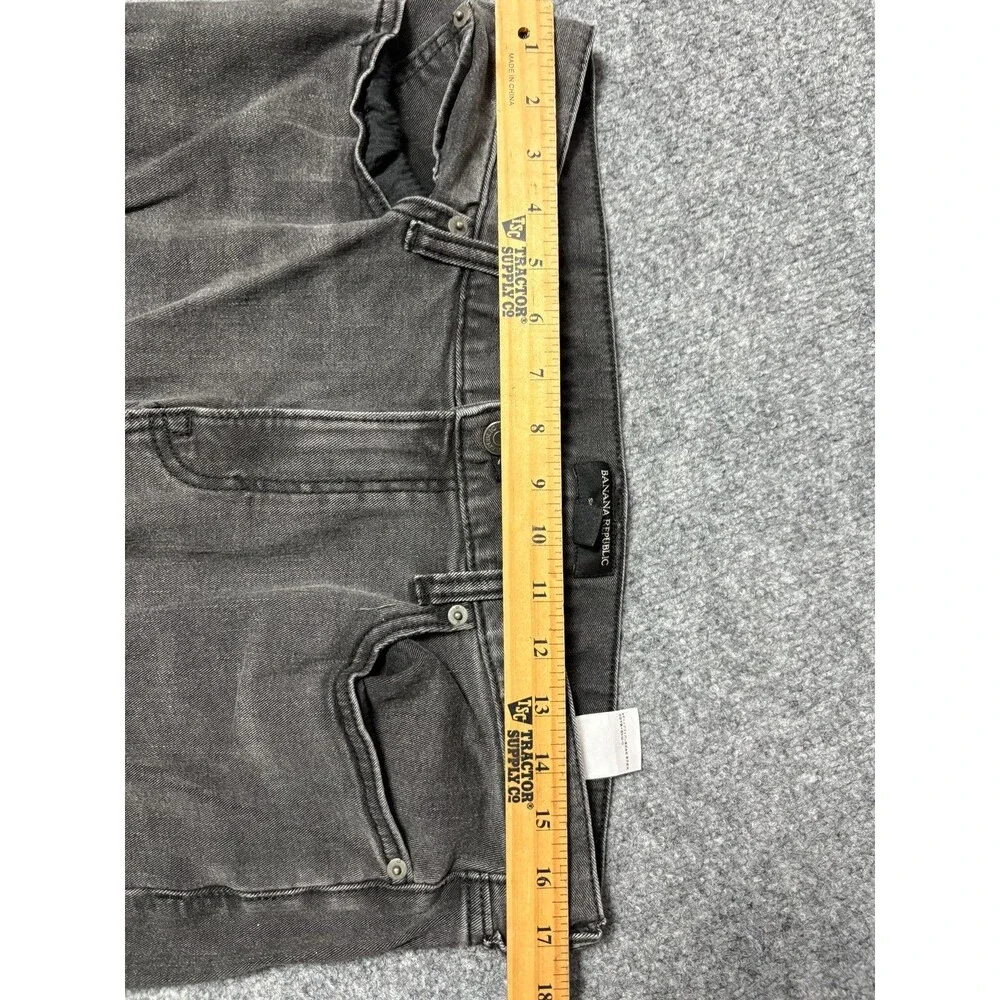Banana Republic Skinny Fit Jeans Mens 34x34 Black Denim